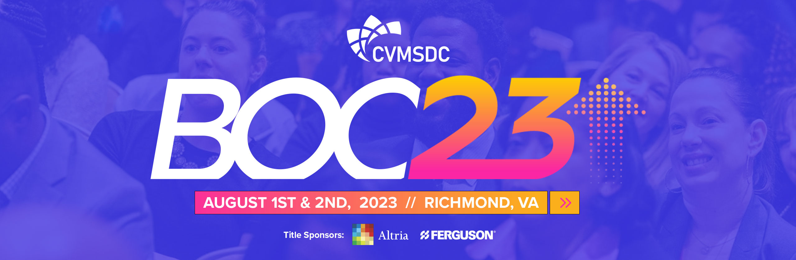 Register for CVMSDC's BOC23!