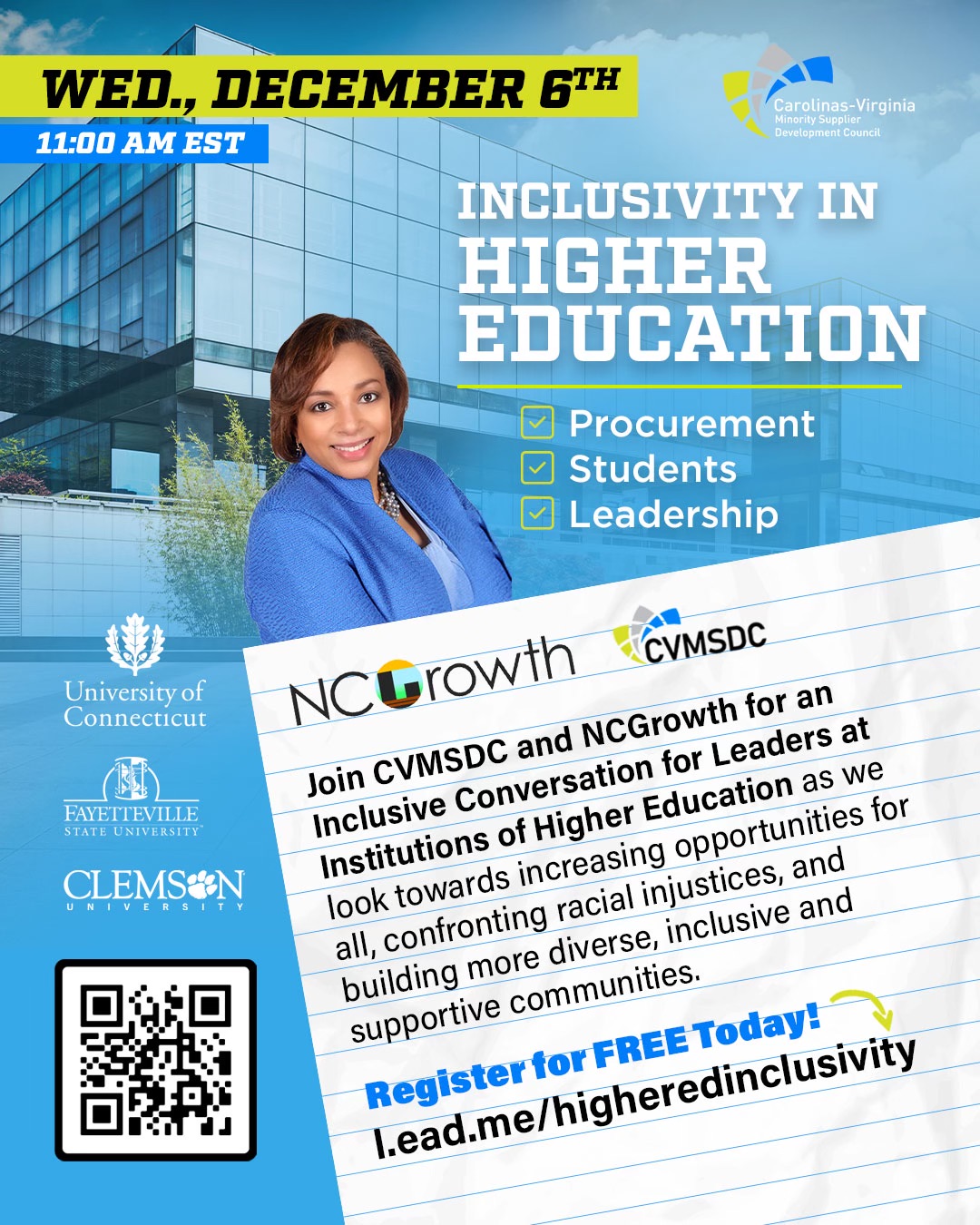 Register for Inclusivity in Higher Education